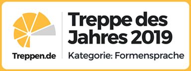 Auszeichnung zur Treppe des Jahres 2019 Formensprache Kellermann-Treppen Metallbaumeister Bergisch Gladbach